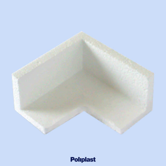 Angolari In Polistirolo Rigido A L Per Imballaggio - 200x6x6 Cm, Densità 18kg/mq, Per Protezione Spigoli